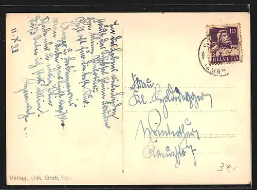 AK Winkel, Gasthof zum Hecht in Seeb