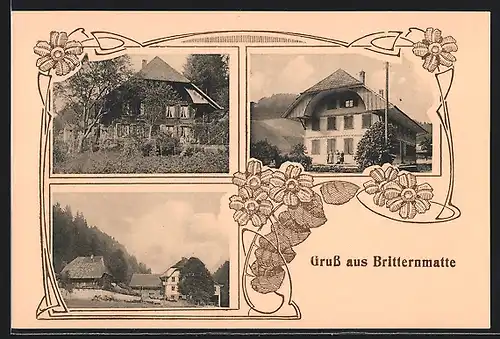 AK Rüegsau, Britternmatte, Ortspartien