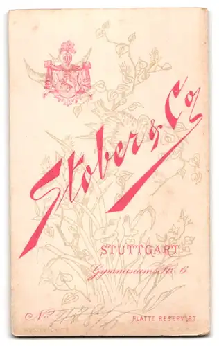 Fotografie Stober & Co., Stuttgart, Einjährig-Freiwilliger in Gardeuniform