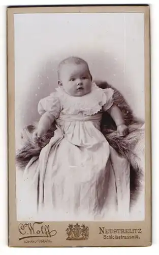 Fotografie C. Wolff, Neustrelitz, junges Mädchen Hedwig Schroeder