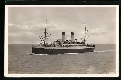 AK M. S. Monte Olivia in Fahrt auf hoher See