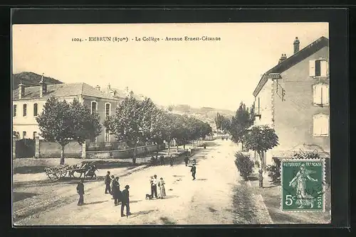 AK Embrun, Le Collège, Avenue Ernest-Cézanne