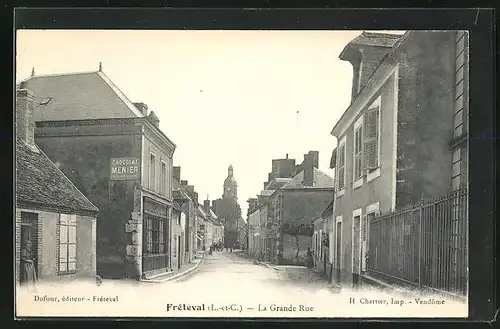 AK Frêteval, La Grande Rue