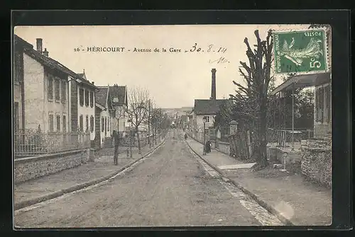 AK Héricourt, Avenue de la Gare