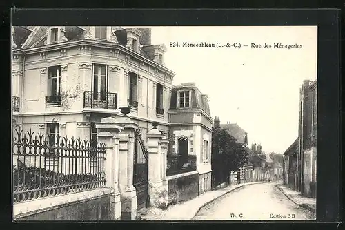 AK Mondoubleau, Rue des Ménageries