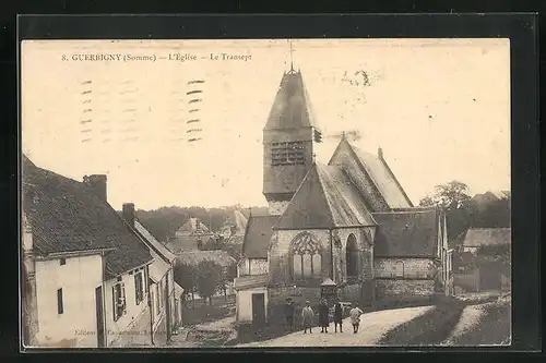 AK Guerbigny, l'Église, le Transept