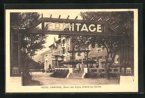 AK Digne-les-Bains, Hotel Ermitage