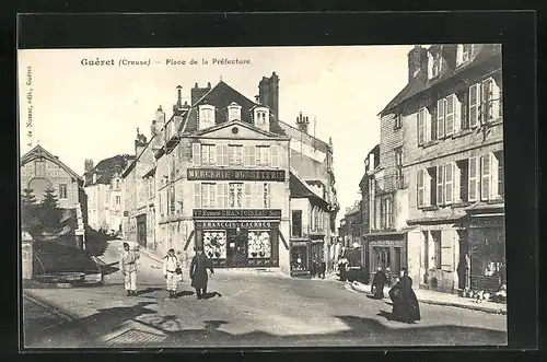 AK Guéret, Place de la Préfecture