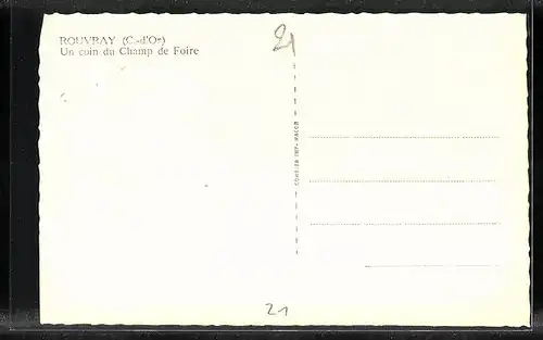 AK Rouvray, un coin du Champ de Foire