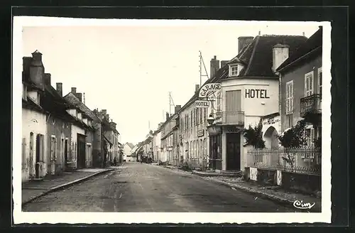 AK Rouvray, Grand'Rue et l'Hotel Kira