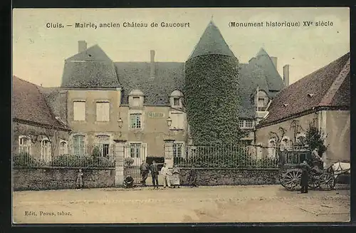 AK Cluis, Mairie, ancien Chateau de Gaucourt