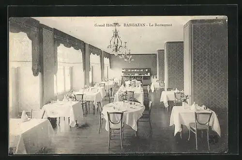 AK Barbazan, Grand Hôtel, Le Restaurant