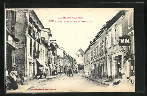 AK Montréjeau, Rue Nationale