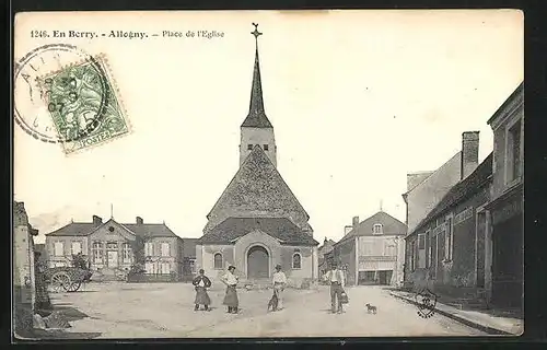 AK Allogny, Place de l'Eglise
