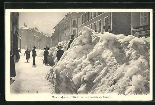 AK Morez-Jura, L`Hiver, Le Quartier du Centre