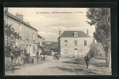 AK Neuilly-en-Sancerre, La Mairie