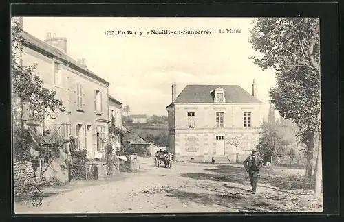 AK Neuilly-en-Sancerre, La Mairie