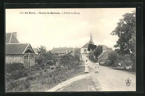 AK Neuvy-le-Barrois, Entrée du Bourg