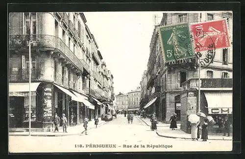 AK Périgueux, Rue de la République