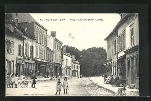 AK Arcis-sur-Aube, Place d`Armes