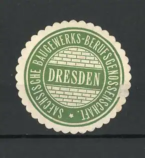 Reklamemarke Dresden, Sächsische Baugewerks-Berufsgenossenschaft