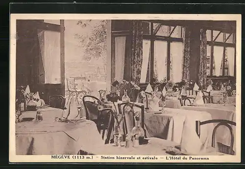 AK Mégève, Station hinervale et estivale - L`Hôtel du Panorama