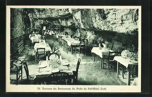 AK Padirac, Terrasse du Restaurant du Puits