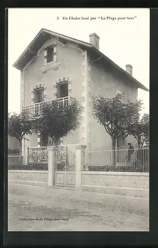 AK Un Chalet loué par, La POlage pour tous