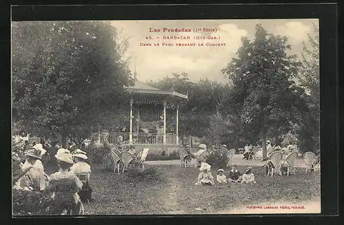 AK Barbazan, Dans le Parc pendant le Concert