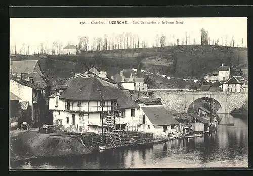 AK Uzerche, Les Tanneries et le Pont Neuf