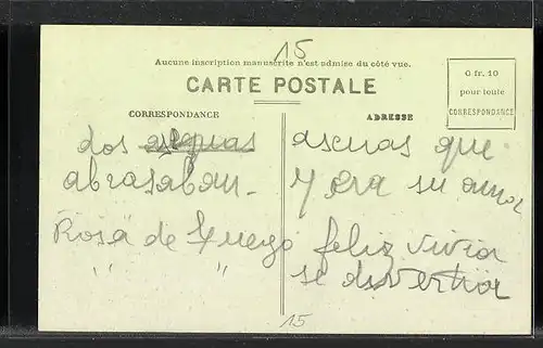 AK Condat-en-Feniers, Panorama der Ortschaft