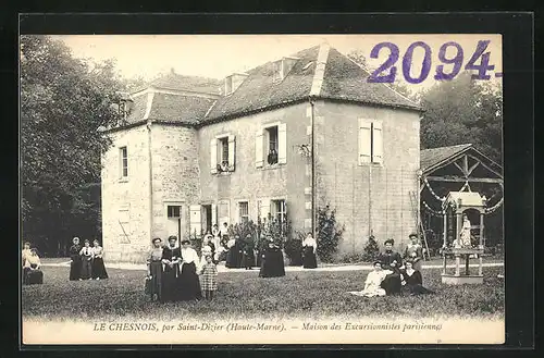 AK Le Chesnois, Maison des Excursionnistes parisiennes