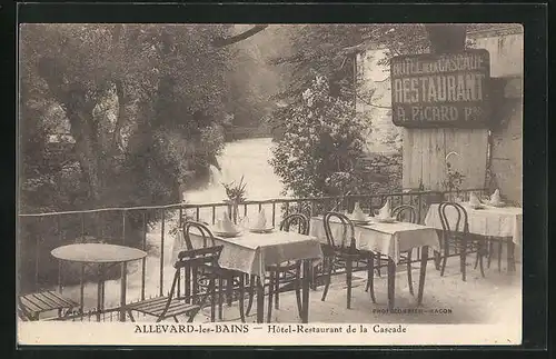 AK Allevard-les-Bains, Hôtel-Restaurant de la Cascade
