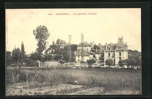 AK Morestel, Vue générale, côté Sud