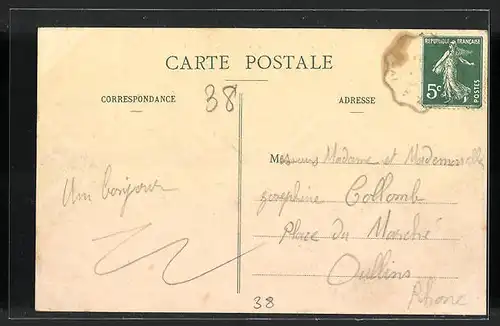 AK Morestel, Vue générale, côté Sud