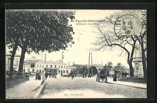 AK Au Pays du Champagne, La Gare