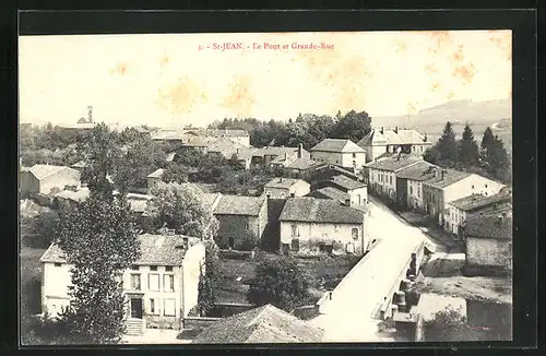 AK St-Jean, Le Pont et Grande Rue