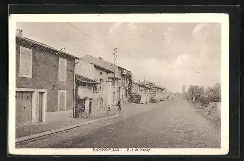 AK Mangonville, Rue de Nancy