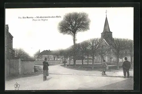 AK St-Germain-des-Bois, Place de l`Eglise