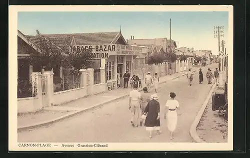 AK Carnon-Plage, Avenue Grassion-Gibrand