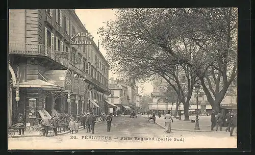 AK Périgueux, Place Bugeaud partie Sud