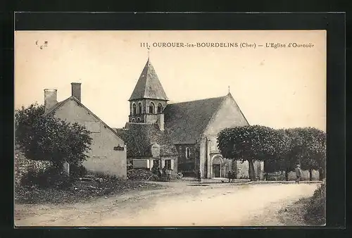 AK Ourouer-les-Bourdelins, L`Eglise, Kirche