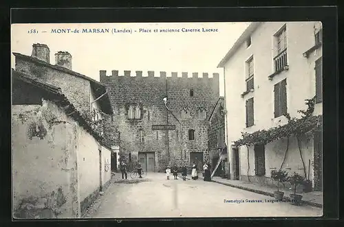 AK Mont-de-Marsan, Place et ancienne Caserne Lacaze