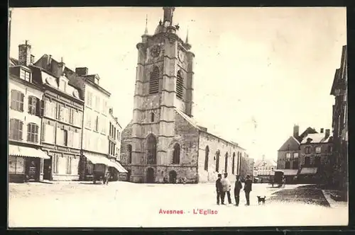 AK Avesnes, l'Eglise