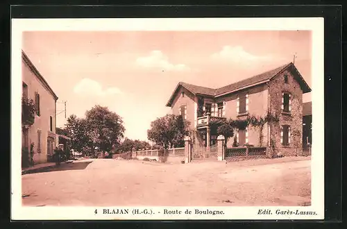 AK Blajan, Route de Boulogne