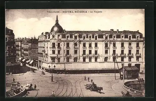 AK Toulouse, Hotel Régina, la Facade
