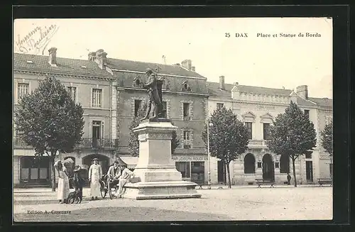 AK Dax, Place et Statue de Borda