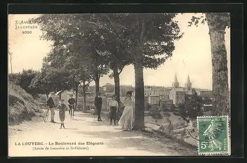 AK La Louvesc, Le Boulevard des Elégants