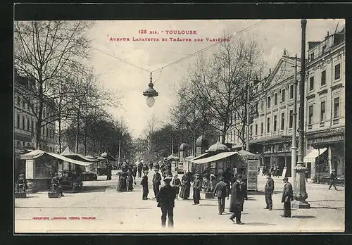 AK Toulouse, Avenue Lafayette et Theatre des Variètes
