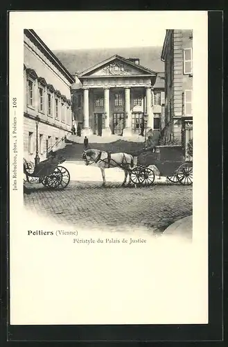 AK Poitiers, Péristyle du Palais de Justice